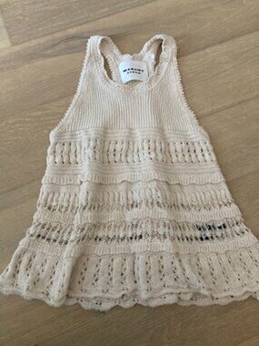 Isabel Marant Etoile Off White Fico Tank Top